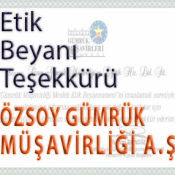 Etik Beyanı Teşekkürü