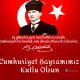 29 Ekim Cumhuriyet Bayramımız kutlu olsun.