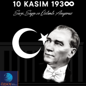 Bugün Kurtuluş Savaşı’nın önderi, Türkiye Cumhuriyeti’nin kurucusu ve ilk Cumhurbaşkanımız Gazi Mustafa Kemal Atatürk’ün aramızdan ayrılışının yıl dönümü ve ulusal yas günümüzdür. 